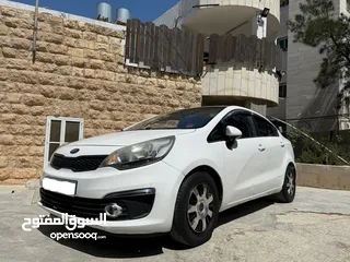  1 كيا برايد 2016 سقف اسود فحص ولا ضربة (((اتوماتيك 4 غياااار )))