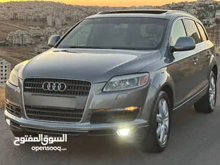  22 جيب اودي Q7 2007  كوارتر فل اوبشن كامل بانوراما اعلى صنف فحص كامل بحالة الوكالة