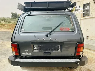  12 لادا أوربان 2019  مجهزة تجهيز كامل للرحلات والتخييم والصيد سيارة قوية وعملية بحال الوكالة