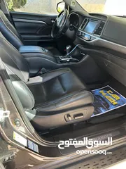  26 تويوتا هايلاندر 2019 لميتد بلاتينيوم فل كامل 4 كميرات و 7 مقاعد بانوراما توب نظافة