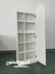  4 خزانة 4رفوف مع دفة مرايا القياس 170*60سم