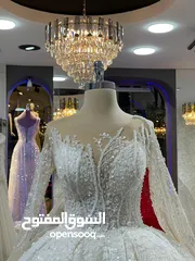  6 لصيادي الفرص الذهبية  فرصة ذهبية معرض جديد متكامل فساتين زفاف وسهرة وخطوبة