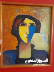  2 لوحات فنية للرسام سيد امين عبد العزيز
