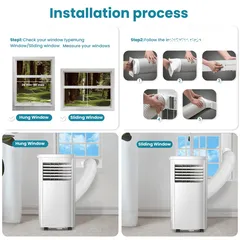  5 مكيف الغاز  المتنقل الكترا A+ حامي بارد طن تقريبا  فعلي 900 btu