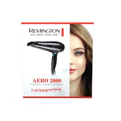  2 Remington 2000W Aero Hair Dryer سشوار اوروبي المنشأ
