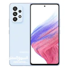  1 سامسونج  - galaxy a55 256 بحالة ممتازة مع كامل اغراضة لون مميز مثل الصورة