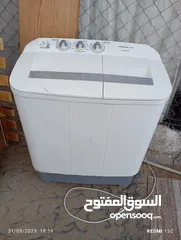  5 غساله بيكو 7 كيلو  غساله حوضين 10ك ناشونال حماصه اندنست ايطالي