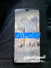  3 هواوي y7 2019 مكسور تتش بس شغال طبيعي  