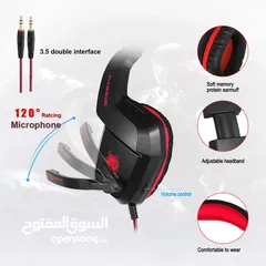  2 Gaming Headset PHOINIKAS H1 سماعة الألعاب