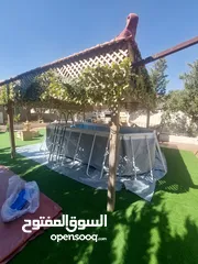  5 مسبح INTEX الامريكي بطول 5.05متر وعرض 2.74متر وعمق رهيب 1.22متر وبسعر حصري ومميز واقلىسعر في الاسواق