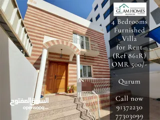  1 4 Bedrooms Villa for Rent in Qurum REF:861R