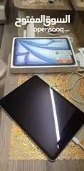  1 ايباد ipad air 11 (m2) 2024 مستعمال قليل جدا اخو اجديد البطاريه 100-100