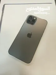  3 iphone 12 pro max  256 GB black  بحالة الوكاااله