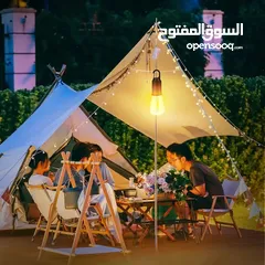  6 مصباح LED محمول تعليق للرحلات والتخييم