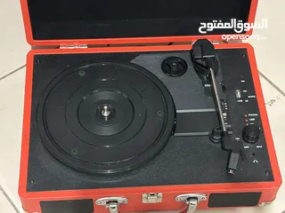  4 جهاز تشغيل أسطوانات قديمة (ريكورد بلاير) كلاسيكي وايضا به تقنية ال بلوتوث و aux