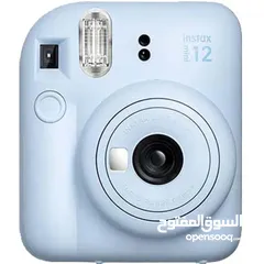  1 Fujifilm Instax Mini 12 Camera كاميرا تصوير فورية متوفرة باللون البنفسجي و الزهري و الازرق