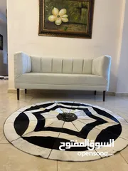  19 طقم كنب جلد اسود matt 3 قطع السعر. 280 دينار