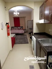  4 للإيجار الشهري شقة استوديو مفروشة في عجمان منطقة الجرف أبراج الياسمين
