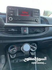  17 كيا بيكانتو موديل 2018 فحص كامل بحال الوكاله قير عادي ولا ملاحظه المواصفات بالوصف