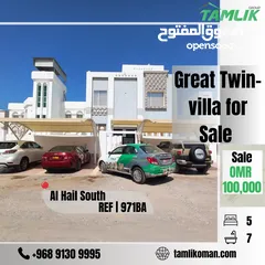  5 Great Twin-villa for Sale in Al Hail South REF 971BA