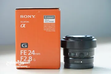  1 عدسة كاميرا سوني 24mm F2.8