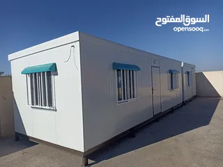  2 بيوت جاهزة للسكن (كرفانات متنقلة )- prefabricated houses للبيع