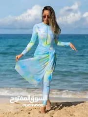  7 بوركيني بقماش waterproofما بيلزق في الجسم  و اهم شي الخامه دايفنغ لا يمتص ماء مستوردمصري وليس محلي