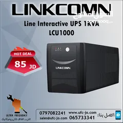  1 وحدات تخزين الطاقة UPS للأجهزة الالكترونية من نوع Linkcomn بسعة 1000VA