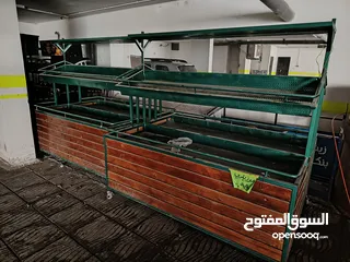  3 ستاندات خضرا للبيع