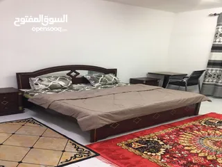  5 للايجار الشهري شقة غرفتين وصالة مفروشة في عجمان منطقة الكورنيش