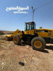  2 جرافات + حفار للايجار