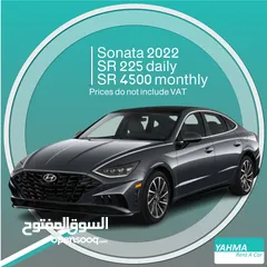  1 Hyundai Sonata 2022 for rent