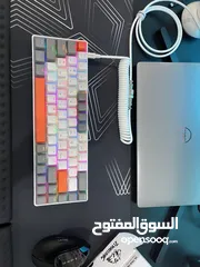  1 كيبورد كمبيوتر نوع ميكانيكي مع اضاءة RGB Mechanical  Keyboard