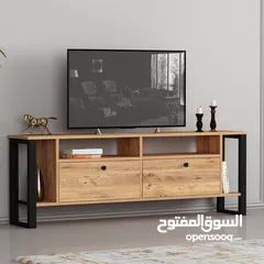  1 مــيز TV خشب هيكل معدن