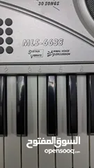  6 بيانو تعليمي MLS-6638 جديد بدون كرتونه كواليتي ممتاز مع كامل قطعه