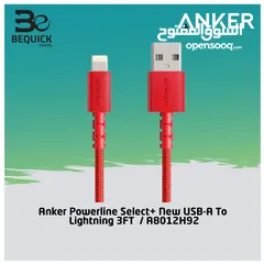  1 anker power select+ new usb-a to lightning 3ft a8012h92 /// افضل سعر بالمملكة