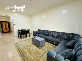  1 ارقى شقة مفروشة في عجمان المويهات  2  الفرش جديد شامل كافة الفواتير وموقع حيوي
