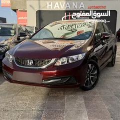 8 هوندا سيفك مديل 2013 وارد الوكاله وبحاله الوكاله عداد قليل اقساط او كاش
