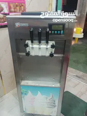  1 ماكنة بوظه ايس كريم صب نظام إيطالي نفخ