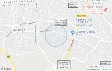  9 شقه فارغه في عبدون بالقرب من السفاره المصرية للايجار