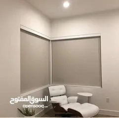  18 ستائر رول بلاك اوت عازل 100%