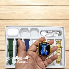  12 ساعة i20 Ultra – الإصدار التاسع الجديد كلياً  7 سيرات + سير رولكس حديد فاخر AirPods Pro كوبي ماستر