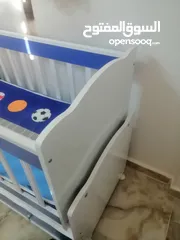  4 سرير للأطفال هزاز خشب تركي ثقيل ممتاز