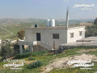  1 مزرعه مع بيت ريفي جاهز حديث مفروش جاهز يصلح مزرعه او سكن ريفي