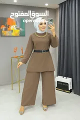  4 طقم ستاتي مع حزام و سنسال  السعر.... 8 دنانير وزن 50 لل 85  سي واي