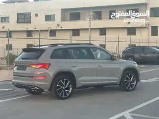  8 سكودا كودياك Sport Line  فل الفل فتحة سقف بانوراما 200 حصان  4x4- /2022  دفع رباعي 6+1