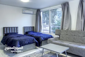  1 شقة مفروشة للايجار بجبل عمان-شارع الرينبو