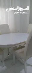  3 طاولة سفره ايكيا اربع مقاعد