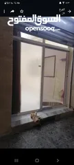  1 باب المنيوم مستعمل بحاله الوكاله ولا خدش