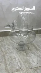  1 مضيفه زجاج ستاند كبسولات